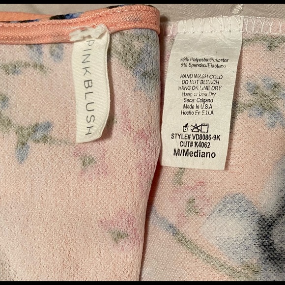 PINK BLUSH MATERNITY DRESS - Picture 5 of 5